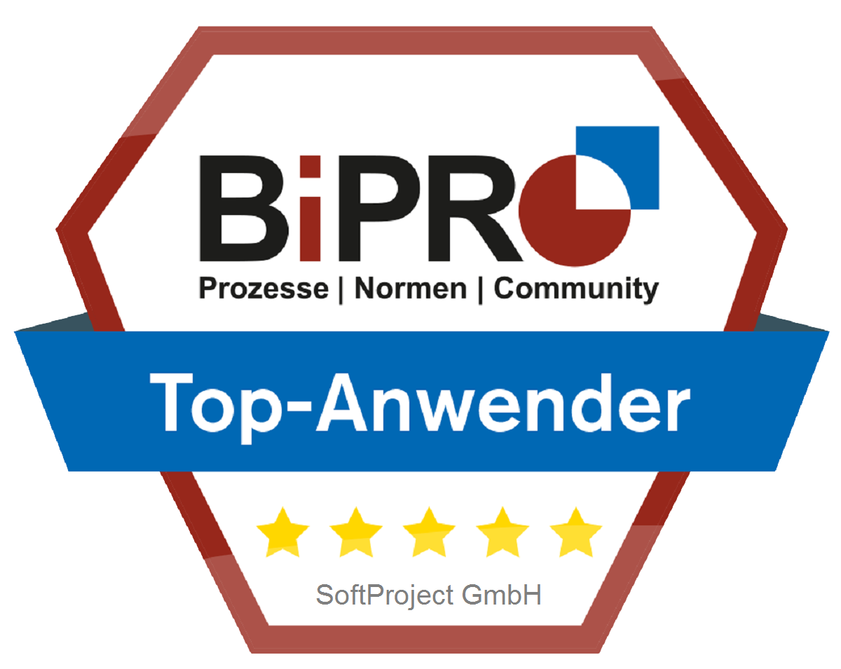 Siegel BiPRO Top-Anwender Siegel BiPRO Top-Anwender